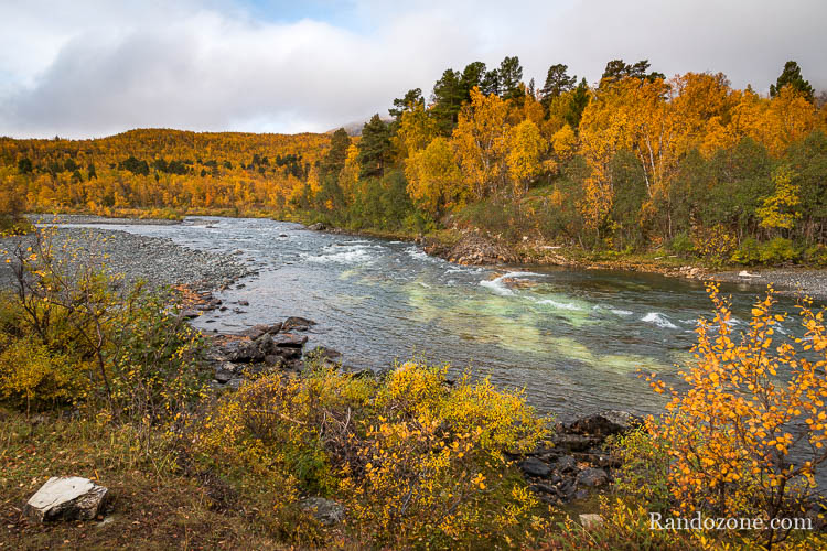 Randonnée au lac Abiskojaure dans le parc d'Abisko