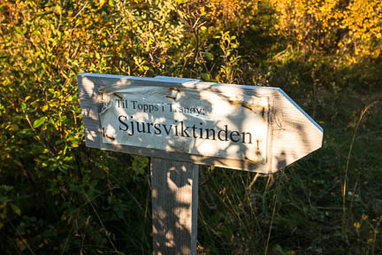 Tracé GPS Randonnée à Sjursviktinden