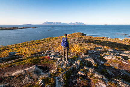 Tracé GPS Randonnée à Sjursviktinden