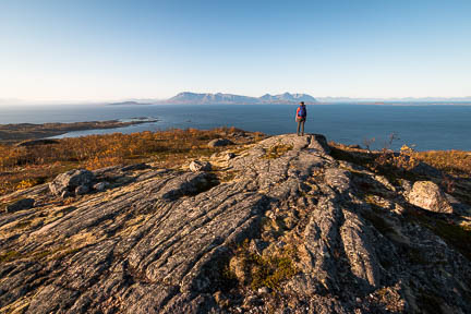 Tracé GPS Randonnée à Sjursviktinden