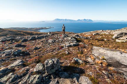 Tracé GPS Randonnée à Sjursviktinden
