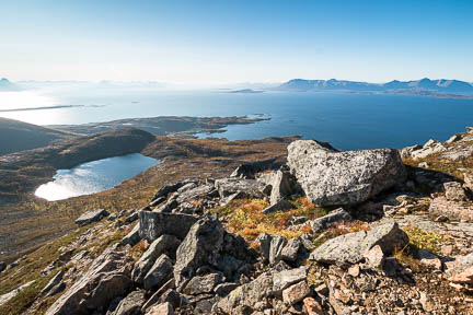 Tracé GPS Randonnée à Sjursviktinden