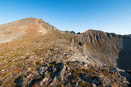 Tracé GPS Randonnée à Sjursviktinden