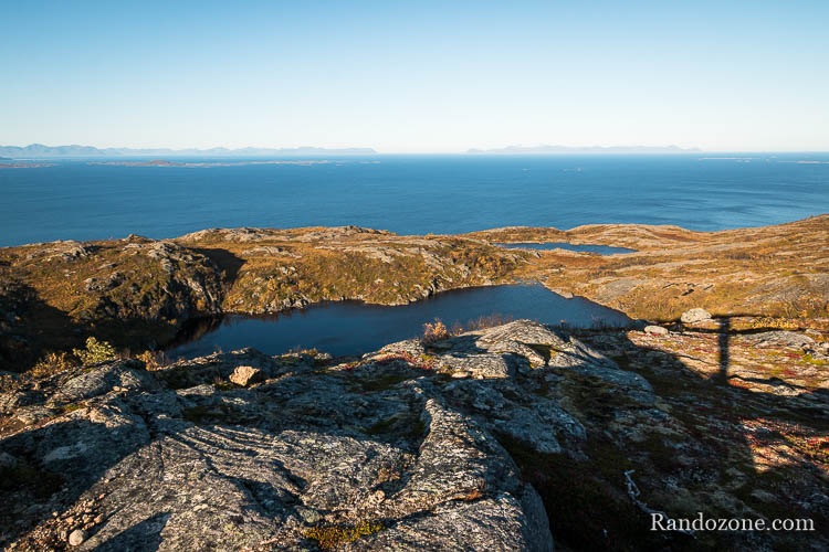 Tracé GPS Randonnée à Sjursviktinden