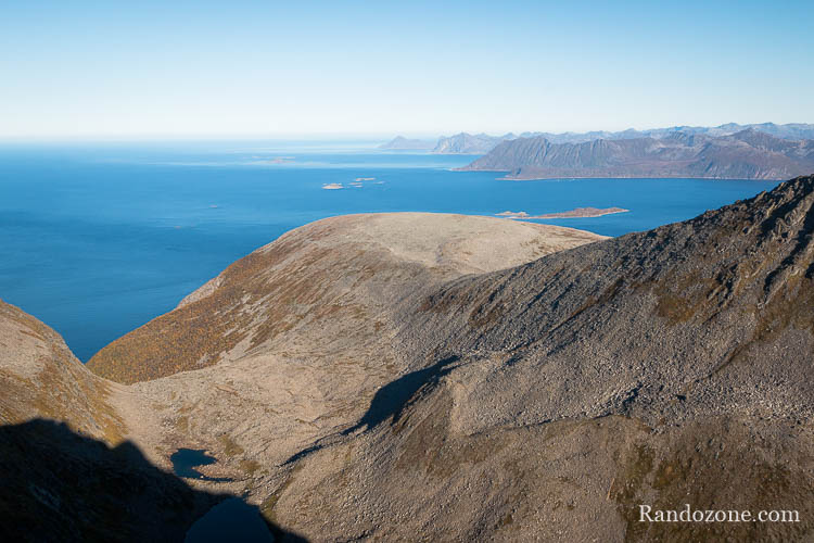 Tracé GPS Randonnée à Sjursviktinden