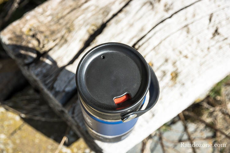 Test de la gourde Hydroflask 16 oz Wide Mouth Coffee with Flex Sip™ Lid