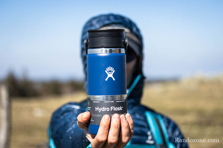 Test de la gourde Hydroflask 16 oz Wide Mouth Coffee with Flex Sip™ Lid
