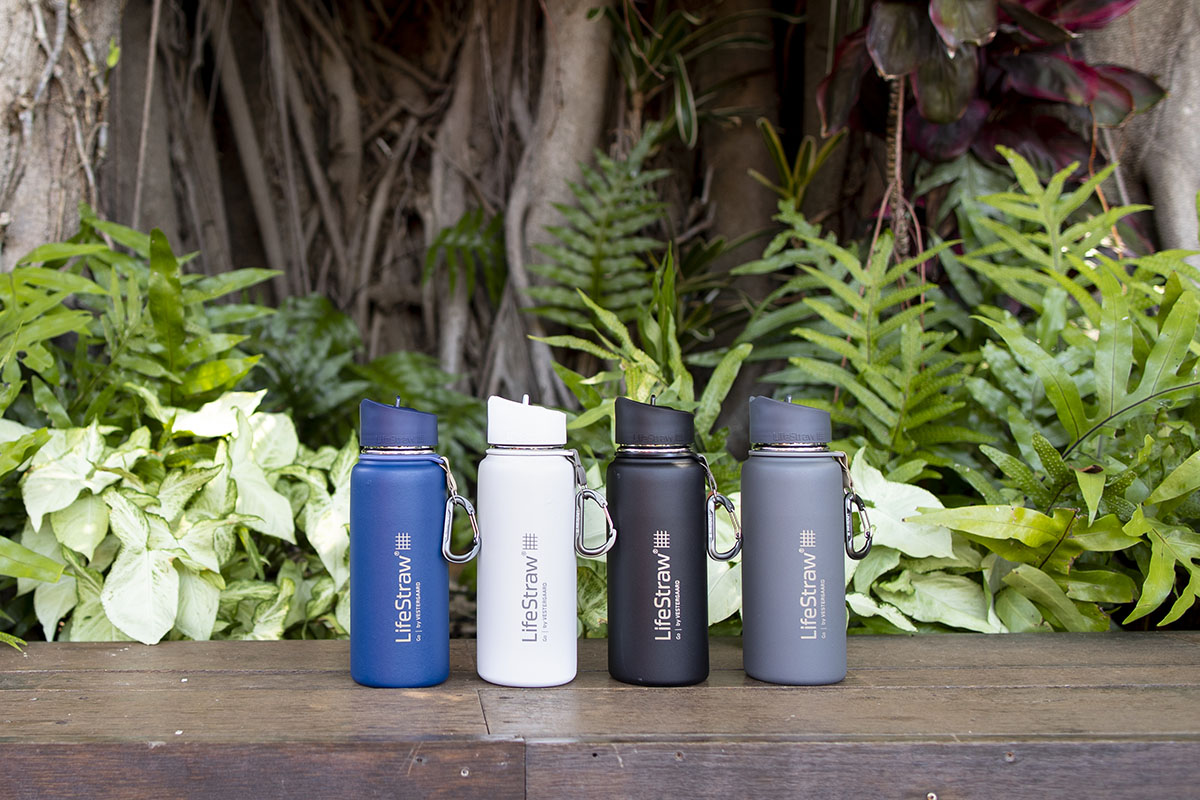 Gourde Lifestraw Go stainless steel