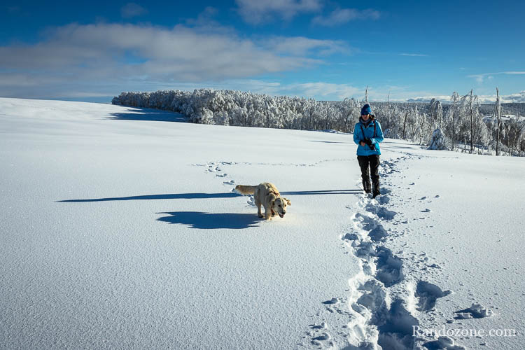 Test de la veste Mammut Kento HS Hooded dans la neige