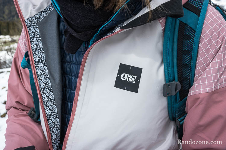 Test de la veste Picture Abstral+ 2.5L pour femme Test de la veste Picture Abstral+ 2.5L pour femme